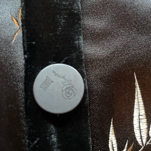 Vintage Authentic Silk and Corduroy Japanese Embroidered Jacket - Picture 8 of 9